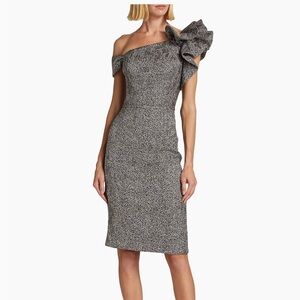 Ricky Freeman, Teri  Jon gorgeous metallic dress size 6.